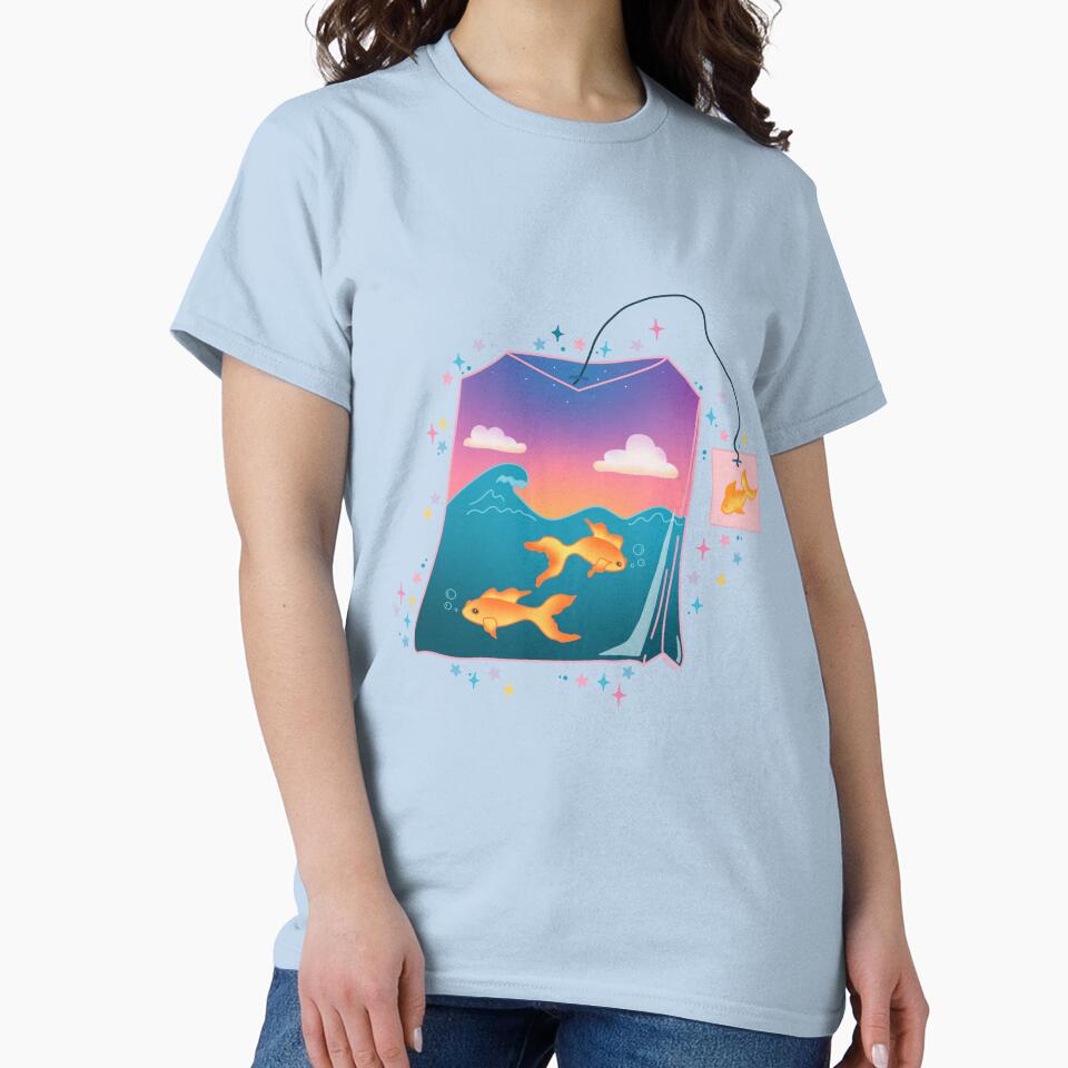 Tropical Sunset Blend surreal teabag art by The Little Shop of Stickers T-Shirts, Hoodie, Sweatshirt (Image 2)