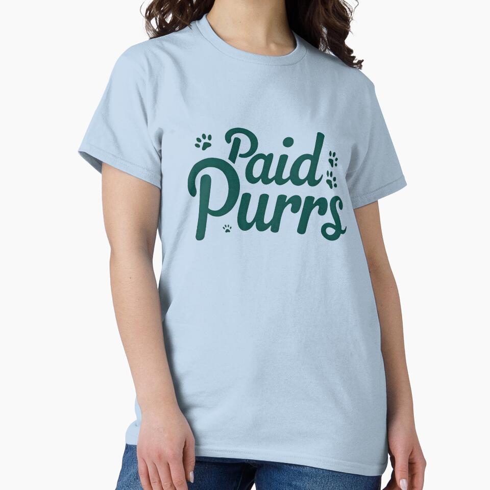 Paid Purrs – Cat Lover Design for Developers & Programmers by FeelFreeStore