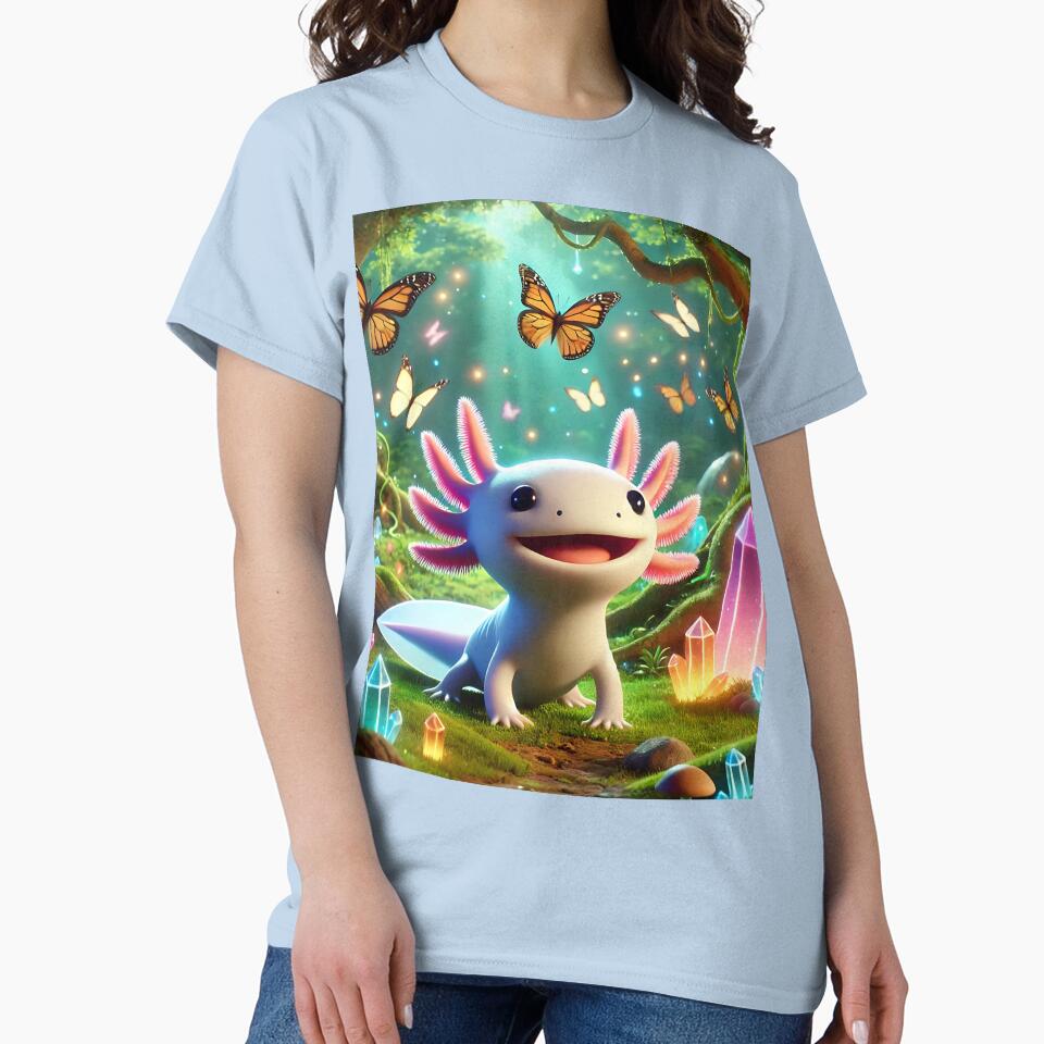 Axolotl Art #162 | Axolotl Lovers by ksgraphics222 T-Shirts, Hoodie, Sweatshirt | BlankRebels.com (Image 2)