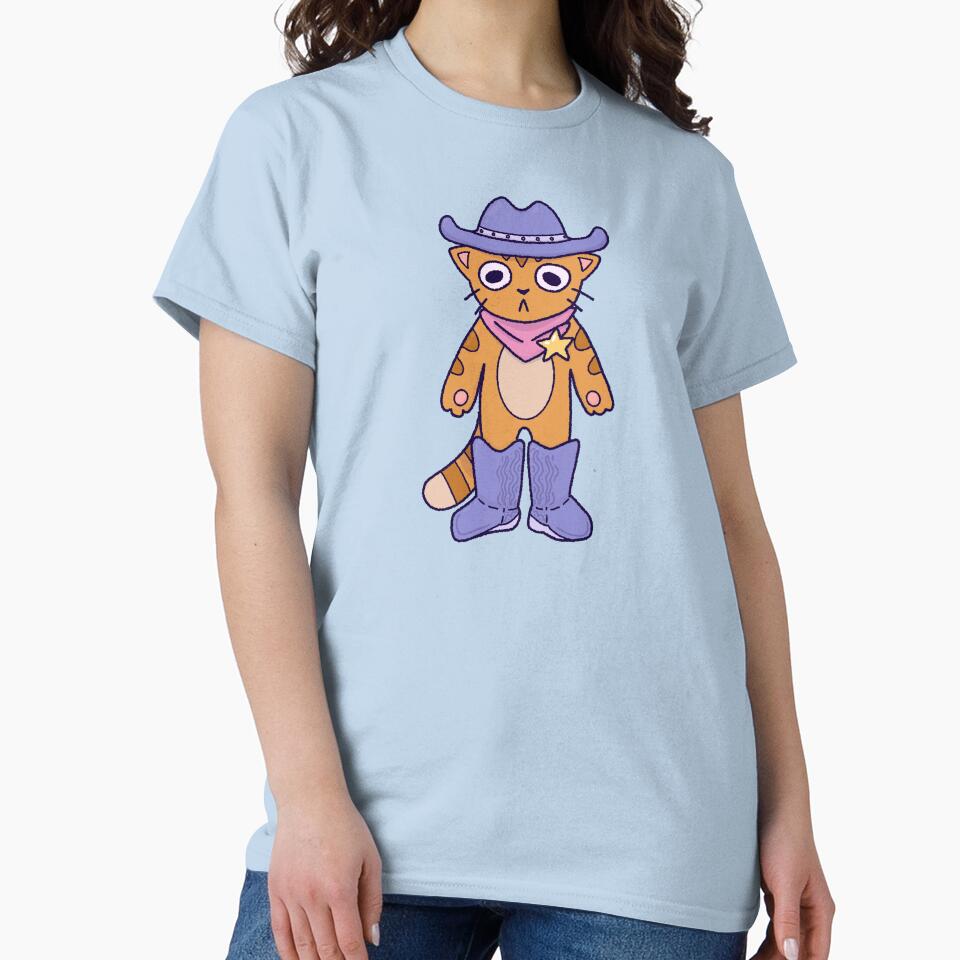 Cowboy Cat by lilacfeathers T-Shirts, Hoodie, Sweatshirt | BlankRebels.com (Image 2)