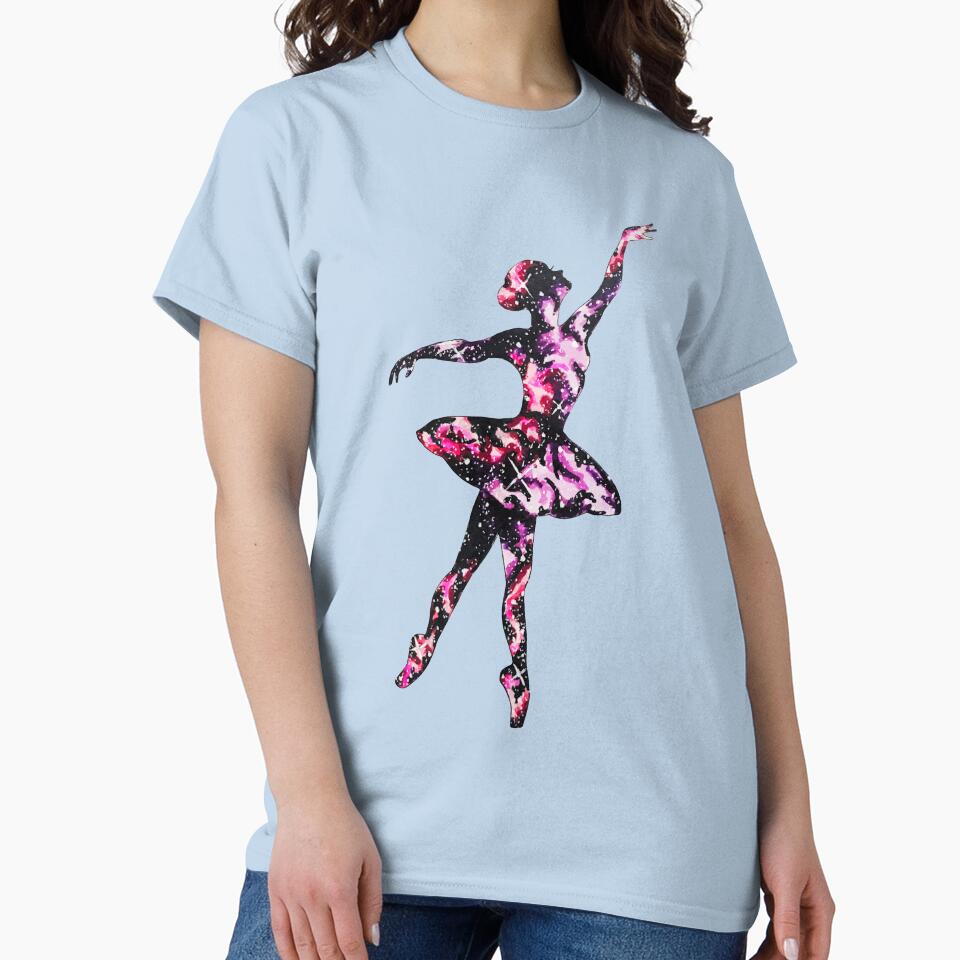 Galaxy Ballet Dancer by Lady-Lilac T-Shirts, Hoodie, Sweatshirt | BlankRebels.com (Image 2)