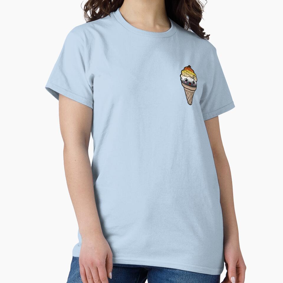 Sweet Bear Pride Flag Ice Cream, Subtle Bear Kawaii Ice Cream Cone Design by Travelslightly T-Shirts, Hoodie,... (Image 2)
