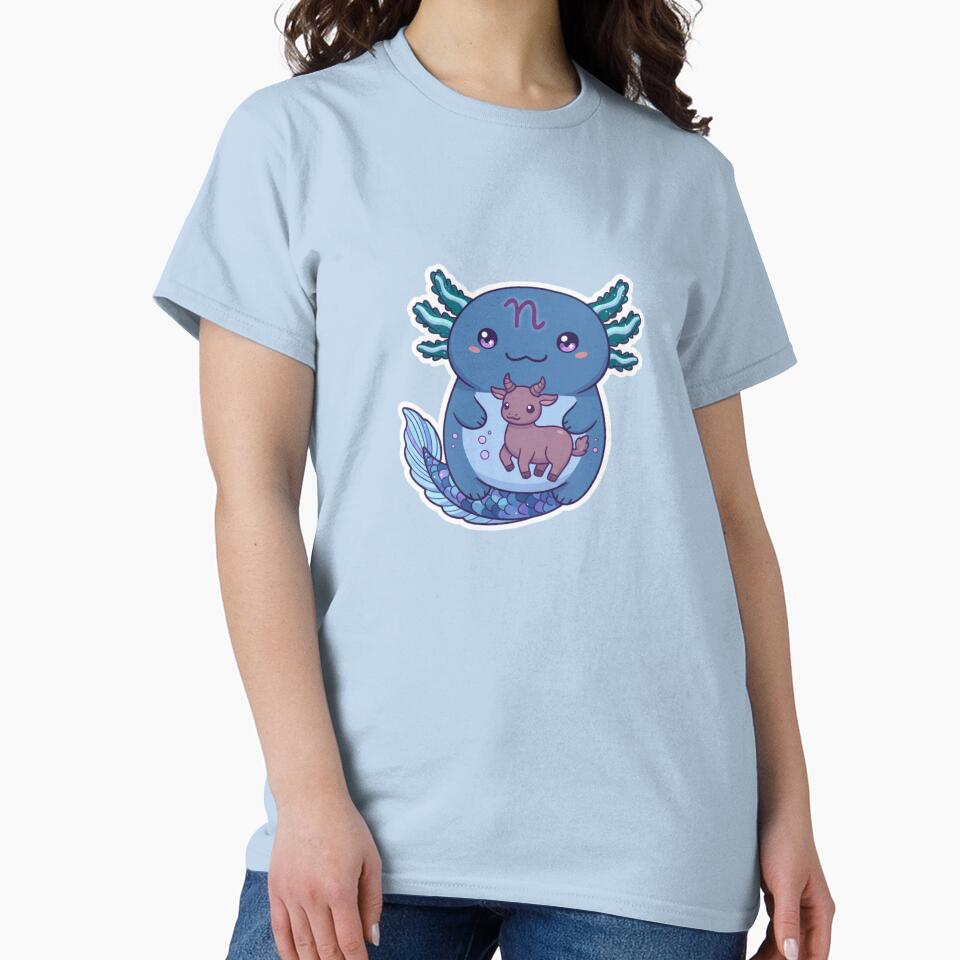 Capricorn Axolotl by WickedAxolotls T-Shirts, Hoodie, Sweatshirt | BlankRebels.com (Image 2)