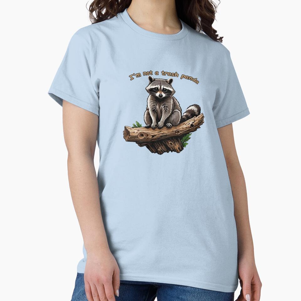 Not A Trash Panda Racoon Design by Aarron Laidig T-Shirts, Hoodie, Sweatshirt | BlankRebels.com (Image 2)