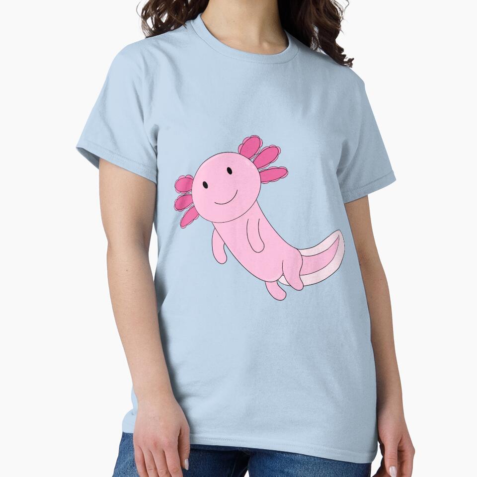 Happy Axolotl by moonshadowmaker T-Shirts, Hoodie, Sweatshirt | BlankRebels.com (Image 2)