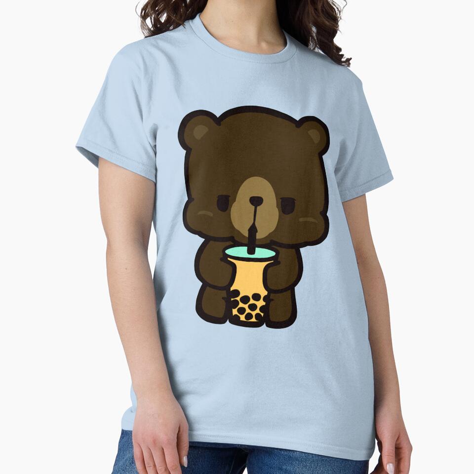 Boba Black Bear by TheBluePig T-Shirts, Hoodie, Sweatshirt | BlankRebels.com (Image 2)