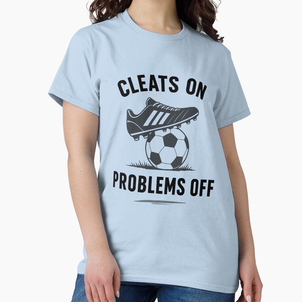Cleats On, Problems Off Soccer Motivation by pixiedustpaint