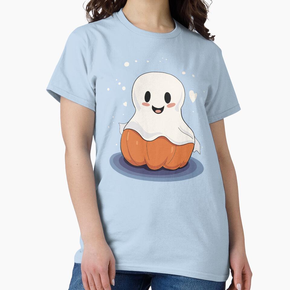 Cute Ghost by JakoRila T-Shirts, Hoodie, Sweatshirt | BlankRebels.com (Image 2)