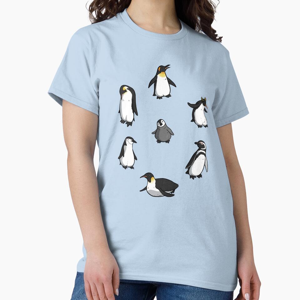 Cute Penguin Pattern by Joshua Pruner T-Shirts, Hoodie, Sweatshirt | BlankRebels.com (Image 2)
