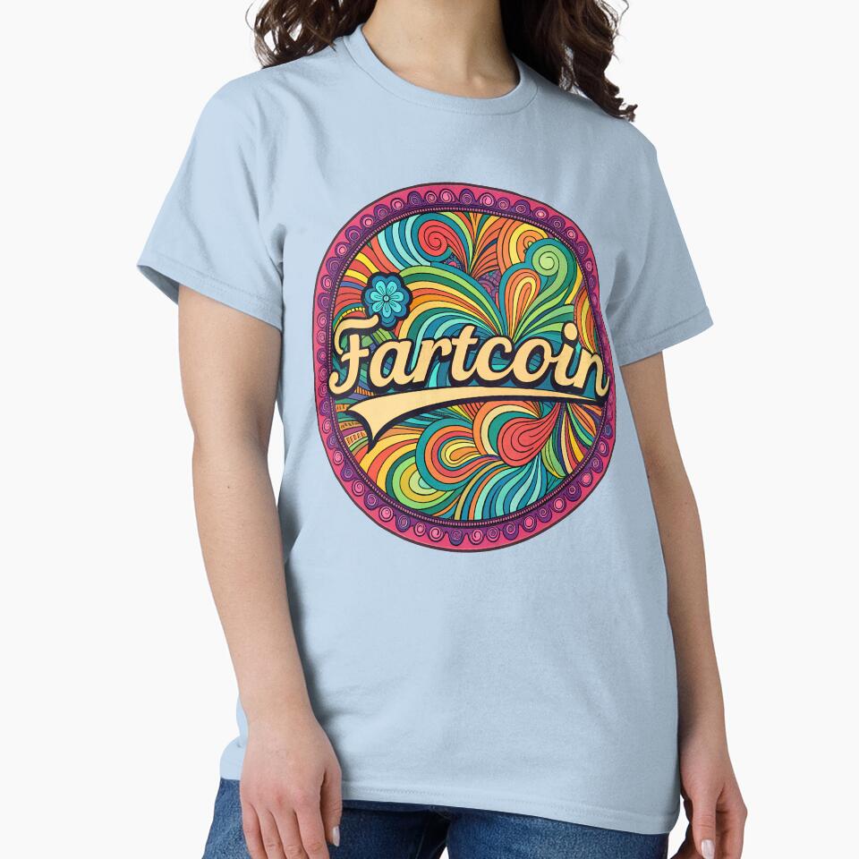 Ride the Trippy Wave of FartCoin by CryptoThreads4 You T-Shirts, Hoodie, Sweatshirt | BlankRebels.com (Image 2)