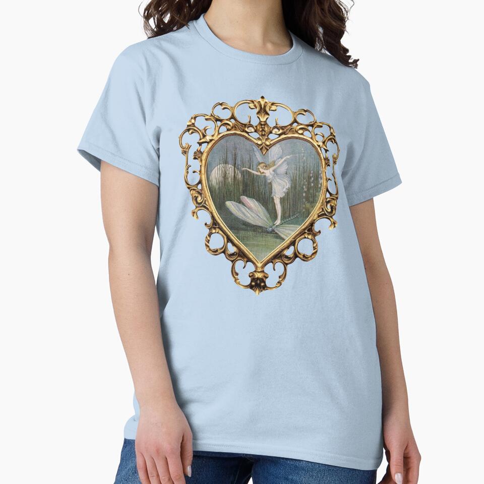 Heart-Framed Dragonfly Fairy by HeyGurlHe T-Shirts, Hoodie, Sweatshirt | BlankRebels.com (Image 2)