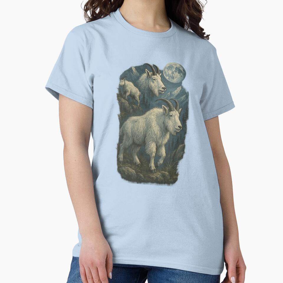 Mountain Goat Vintage Northern Wilderness by Sturdust T-Shirts, Hoodie, Sweatshirt | BlankRebels.com (Image 2)