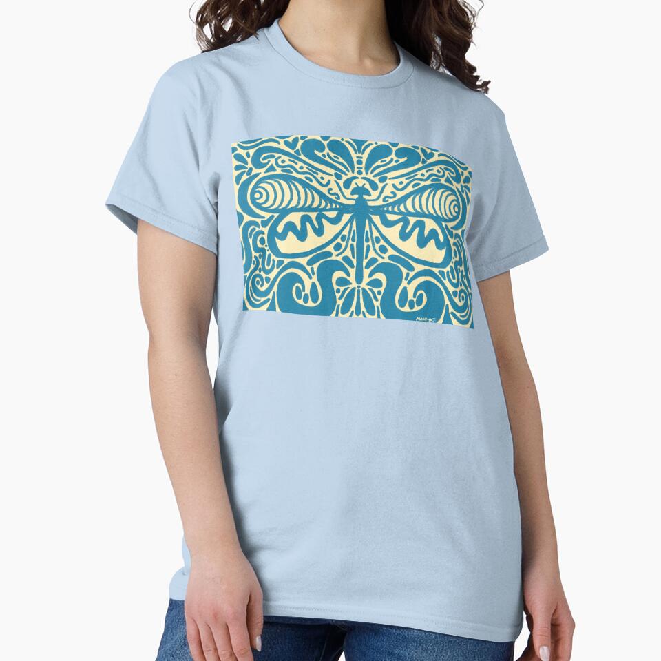 Doodley Dragonfly by mack-starr T-Shirts, Hoodie, Sweatshirt | BlankRebels.com (Image 2)