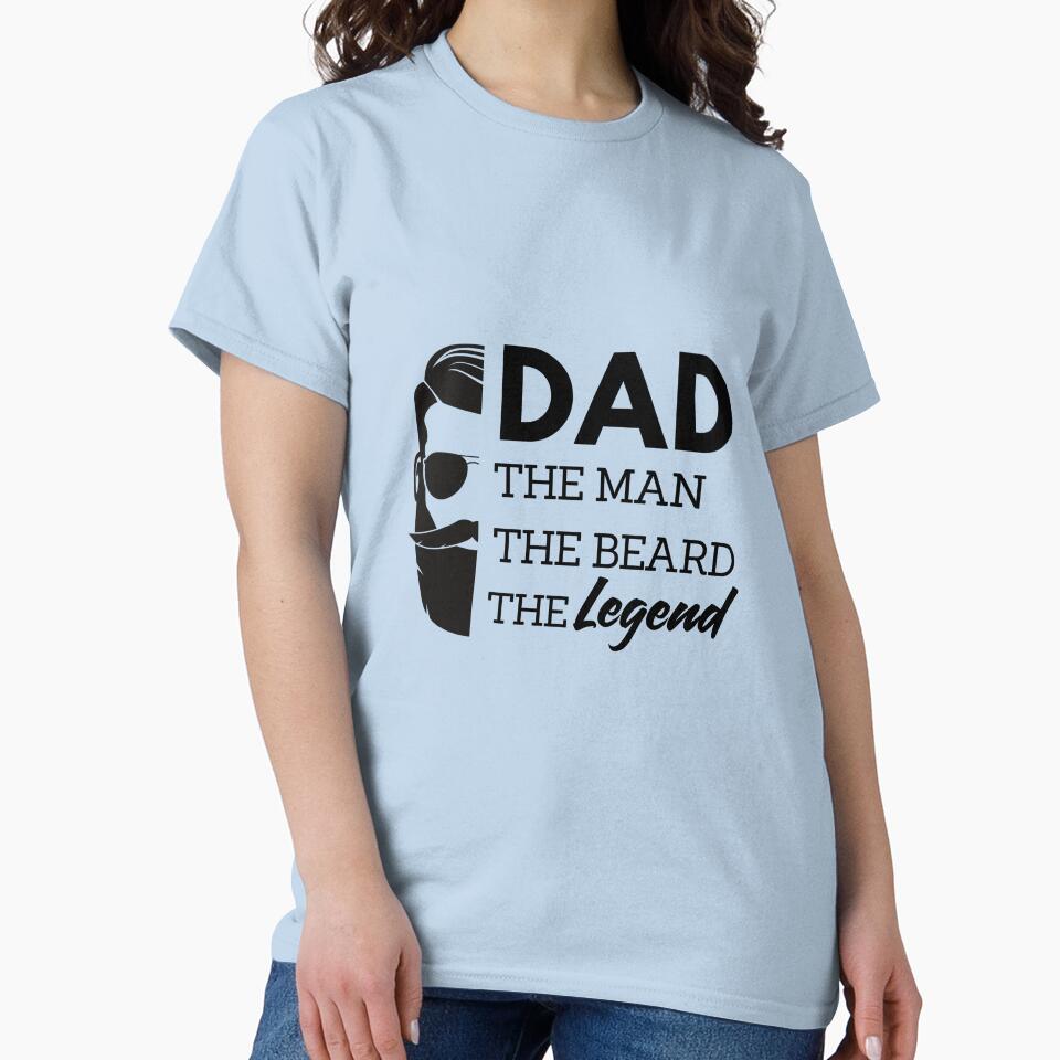 Dad the Bearded Legend by EpicBeardCo T-Shirts, Hoodie, Sweatshirt | BlankRebels.com (Image 2)