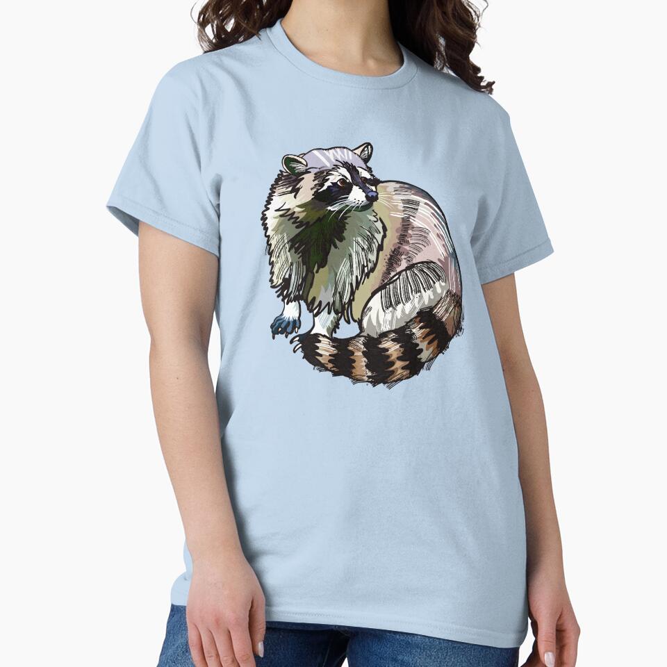 Raccoon by Tully Simmonds T-Shirts, Hoodie, Sweatshirt | BlankRebels.com (Image 2)