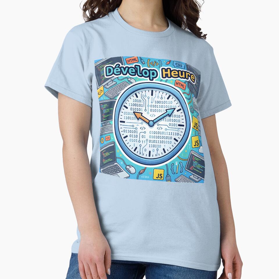 Develop Time – A web developer pun with a geek binary clock by WordPlayStudio