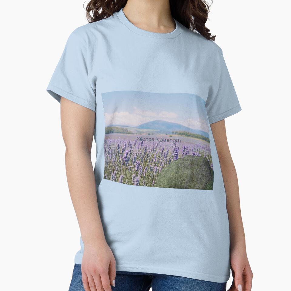 Silence is strength by designsvetlana1 T-Shirts, Hoodie, Sweatshirt | BlankRebels.com (Image 2)