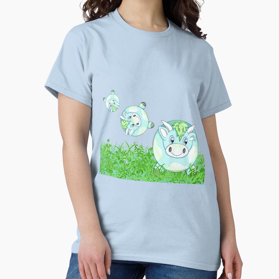 kawaii cow in grass by BeingNow T-Shirts, Hoodie, Sweatshirt | BlankRebels.com (Image 2)