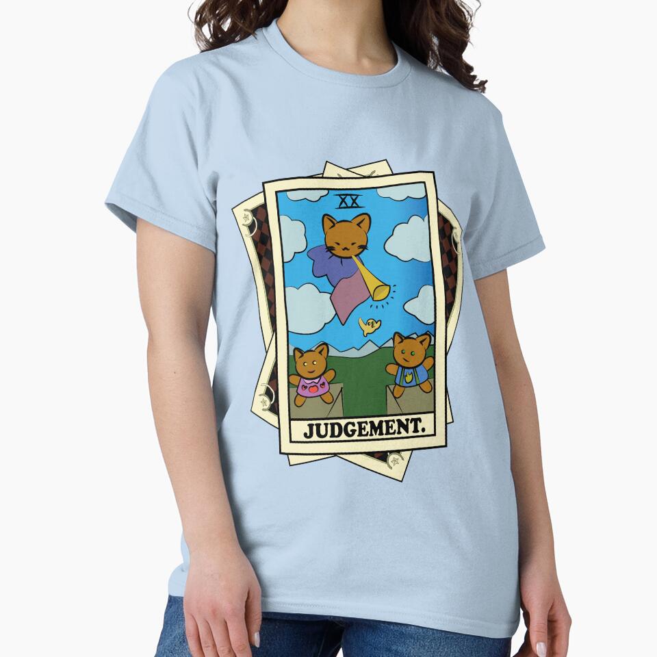TAROT CARDS DECK | JUDGEMENT. | FORTUNE CAT by FalconLifeStore T-Shirts, Hoodie, Sweatshirt | BlankRebels.com (Image 2)