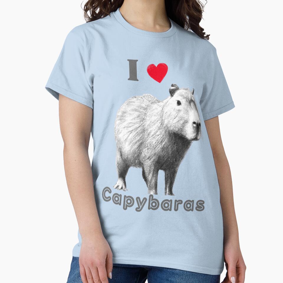 I love Capybaras by Expressive Imprints T-Shirts, Hoodie, Sweatshirt | BlankRebels.com (Image 2)