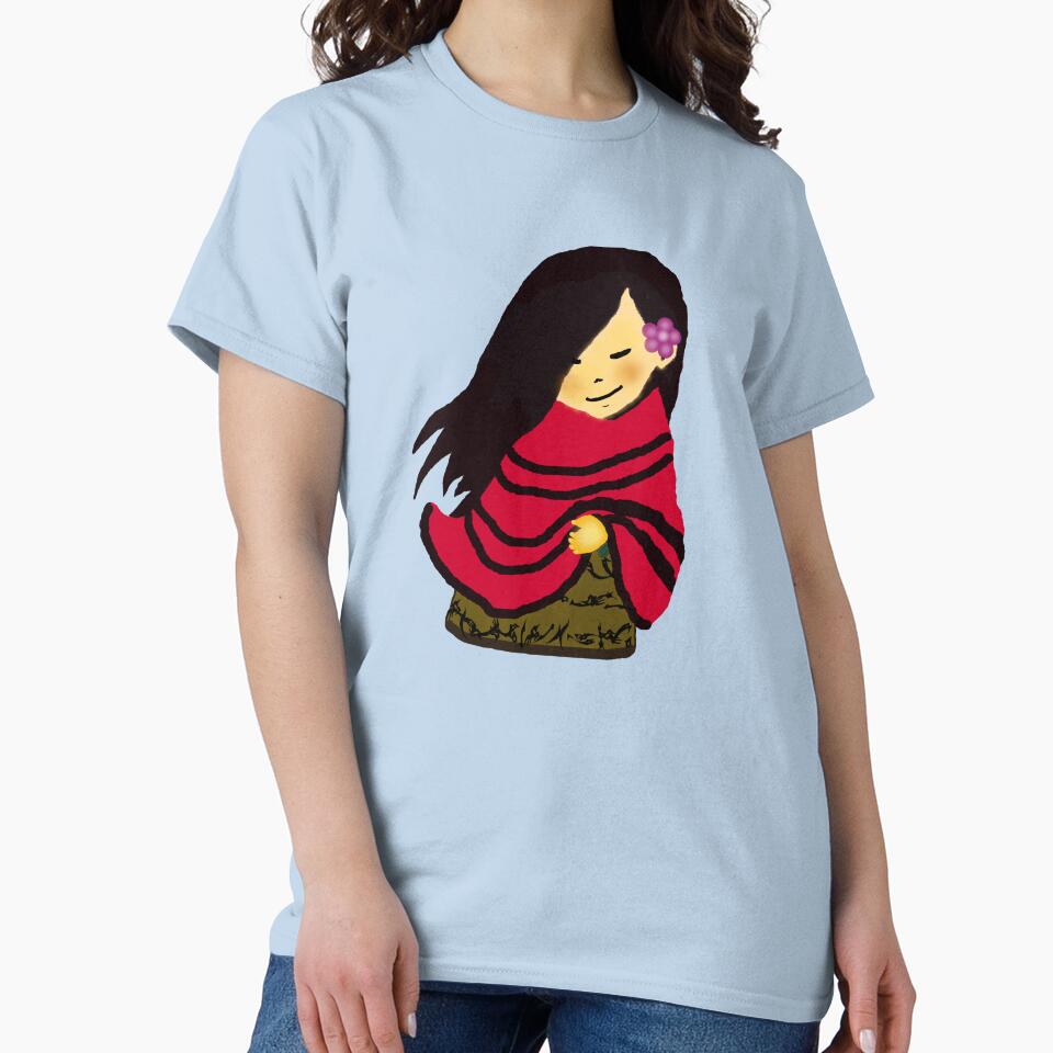 Lady in a Poncho by VicenteHS T-Shirts, Hoodie, Sweatshirt | BlankRebels.com (Image 2)