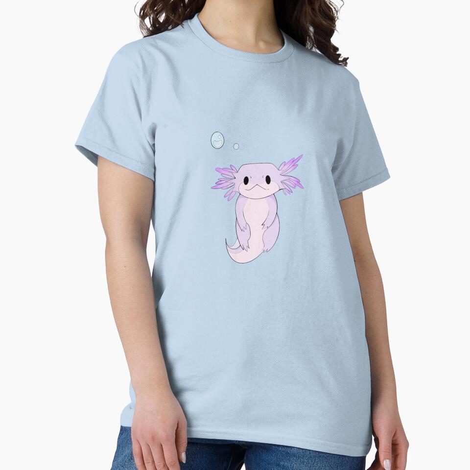 Axolotl by ii0v0iii T-Shirts, Hoodie, Sweatshirt | BlankRebels.com (Image 2)