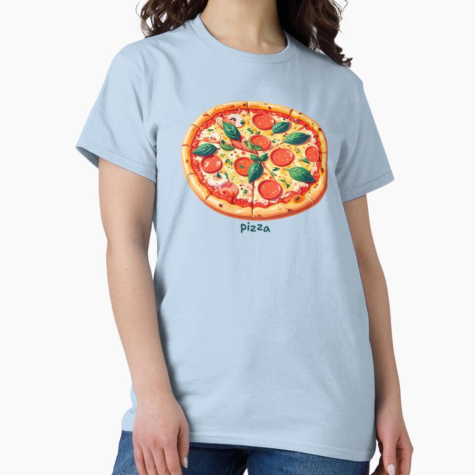 Pizza A Slice of Happiness by mcraft studio T-Shirts, Hoodie, Sweatshirt | BlankRebels.com (Image 2)