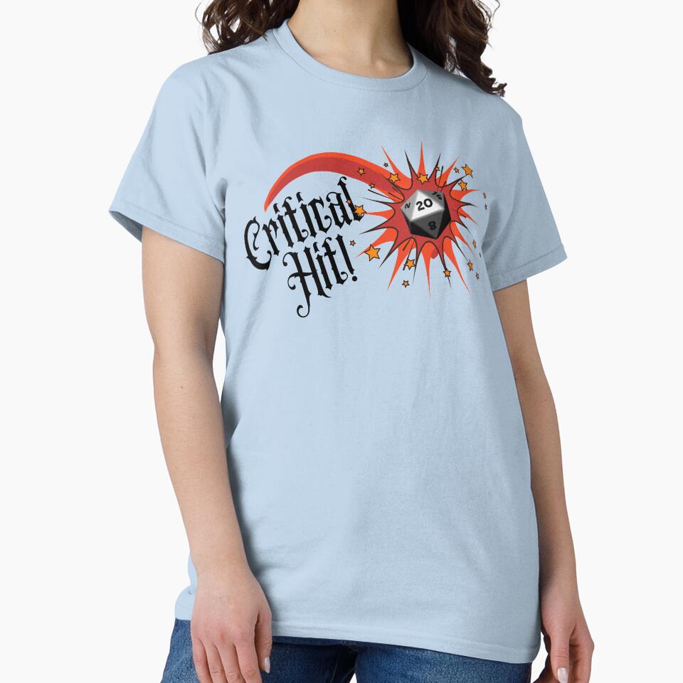 Critical Hit RPG by kingroy T-Shirts, Hoodie, Sweatshirt | BlankRebels.com (Image 2)