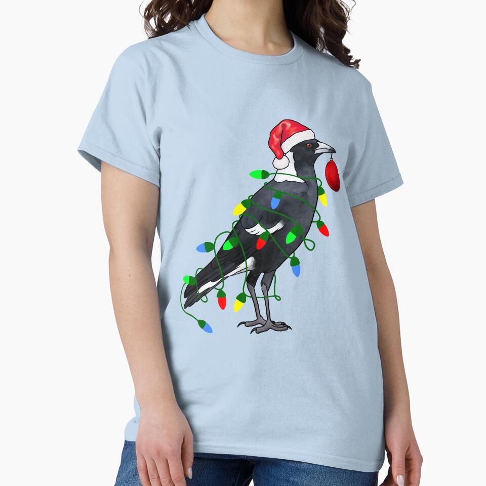 Extra Festive Magpie by Meowmaddie T-Shirts, Hoodie, Sweatshirt | BlankRebels.com (Image 2)