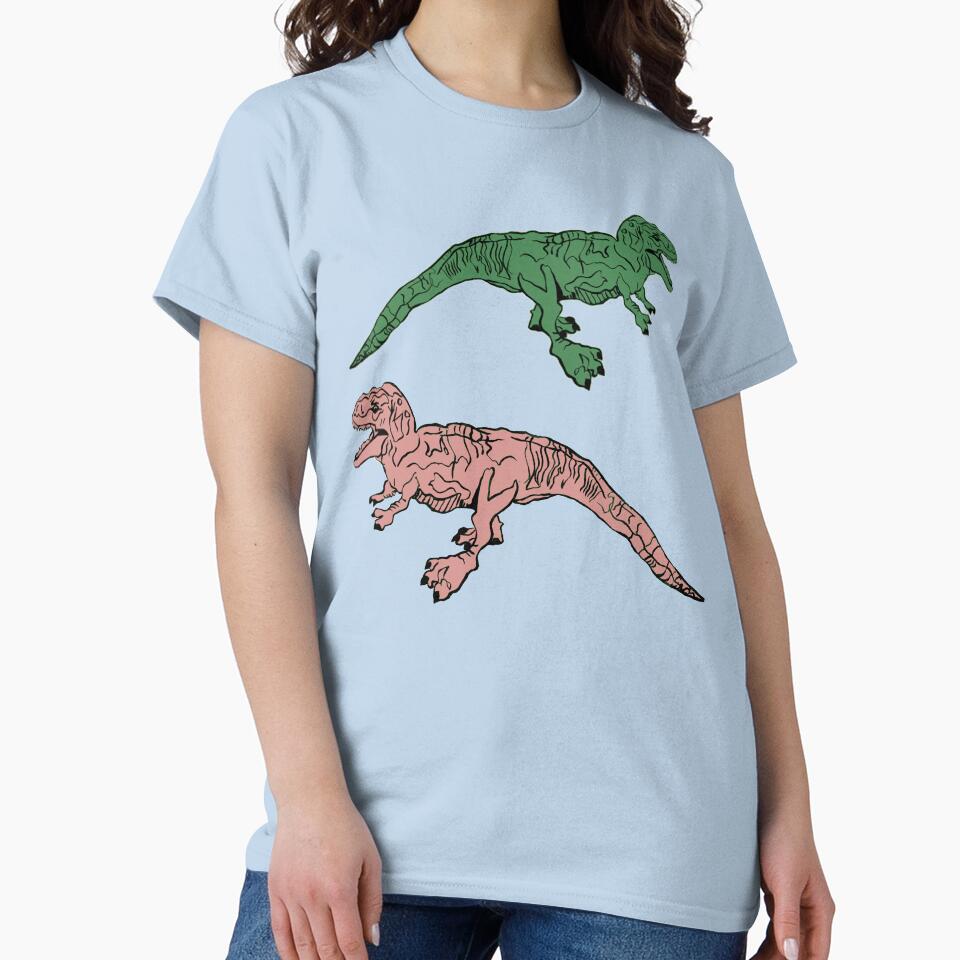 T. Rex Pattern by evrydayart T-Shirts, Hoodie, Sweatshirt | BlankRebels.com (Image 2)