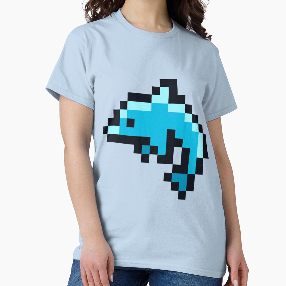 Dolphin pixel art by Epic Design Trix T-Shirts, Hoodie, Sweatshirt | BlankRebels.com (Image 2)