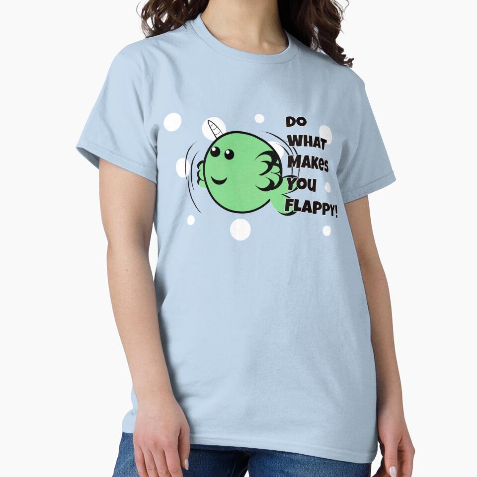 Flappy Narwhal by EWAutismLibrary T-Shirts, Hoodie, Sweatshirt | BlankRebels.com (Image 2)