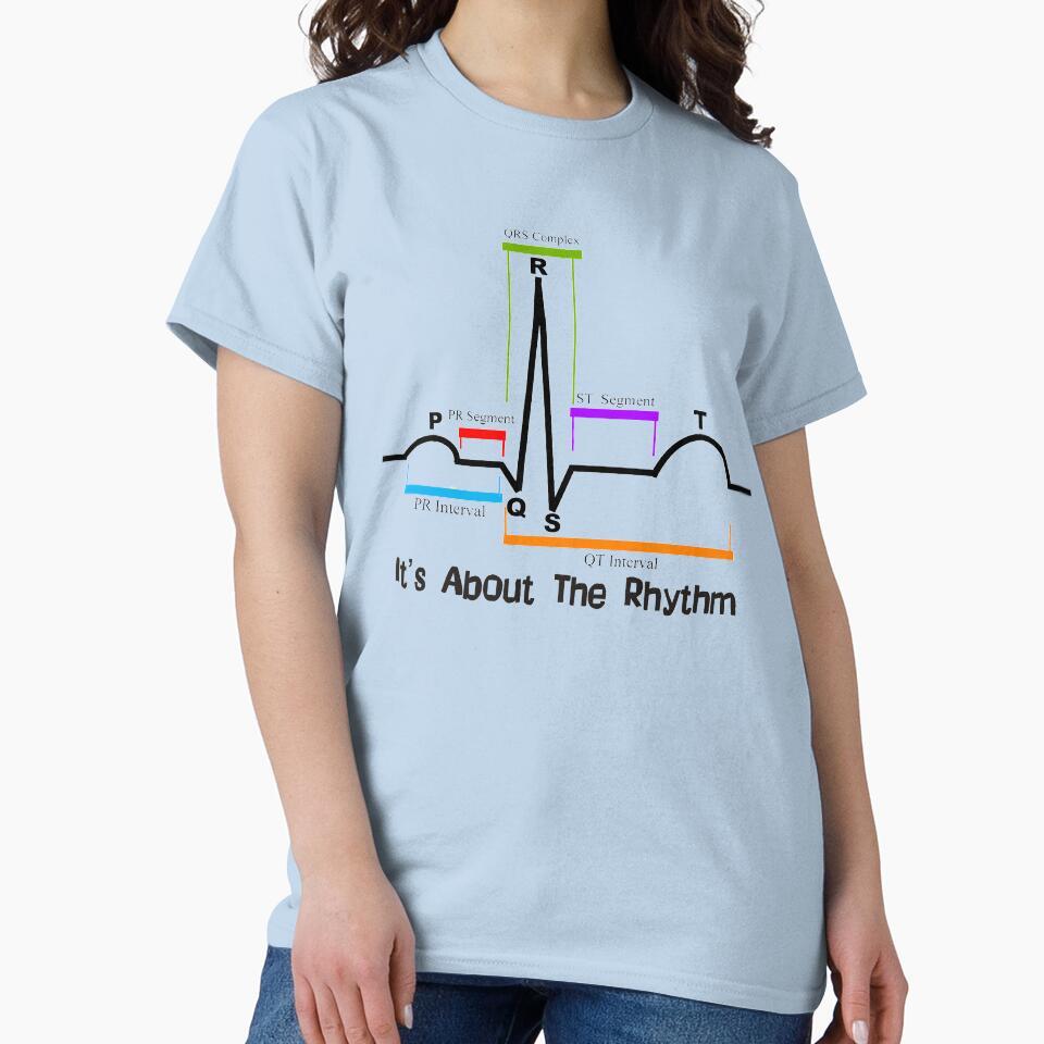 Cardiac ST Segment Rhythm by gailg1957 T-Shirts, Hoodie, Sweatshirt | BlankRebels.com (Image 2)