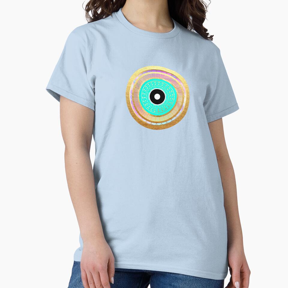 Vivid Gold Evil Eye by SimplyCosmic11 T-Shirts, Hoodie, Sweatshirt | BlankRebels.com (Image 2)