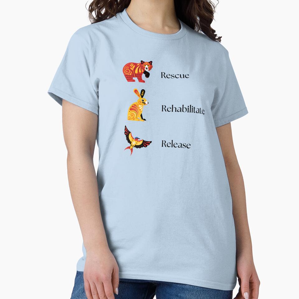 Rescue Rehabilitate Release by Kindred & Thistle T-Shirts, Hoodie, Sweatshirt | BlankRebels.com (Image 2)