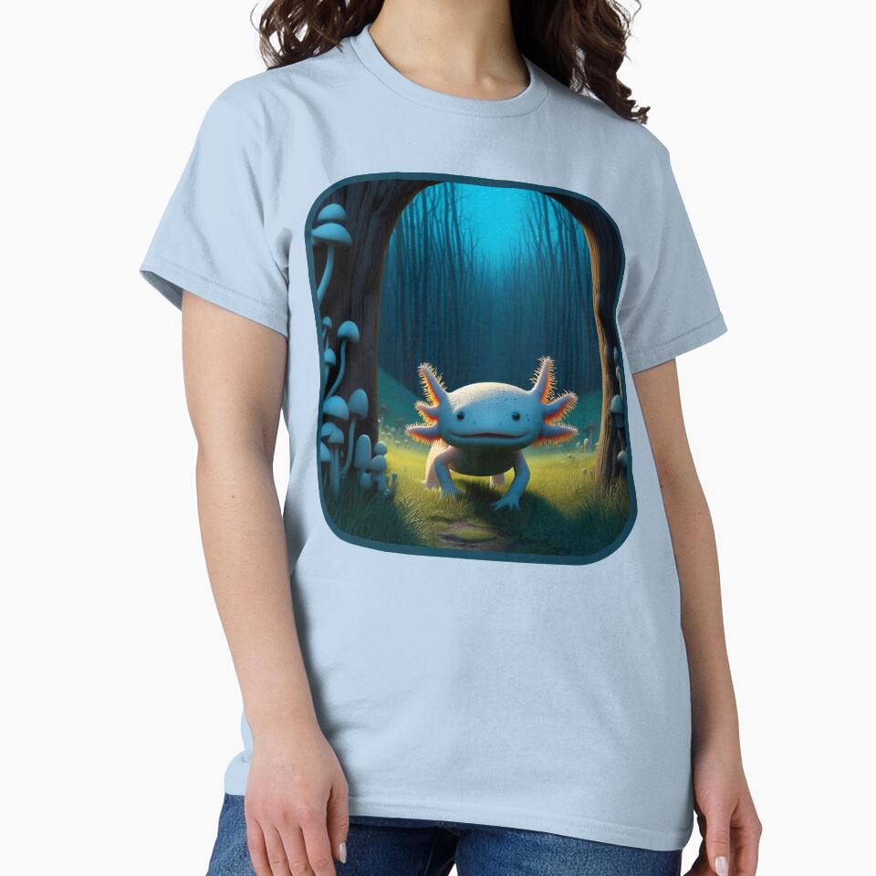 Axolotl Art #40 | Axolotl Lovers by ksgraphics222 T-Shirts, Hoodie, Sweatshirt | BlankRebels.com (Image 2)
