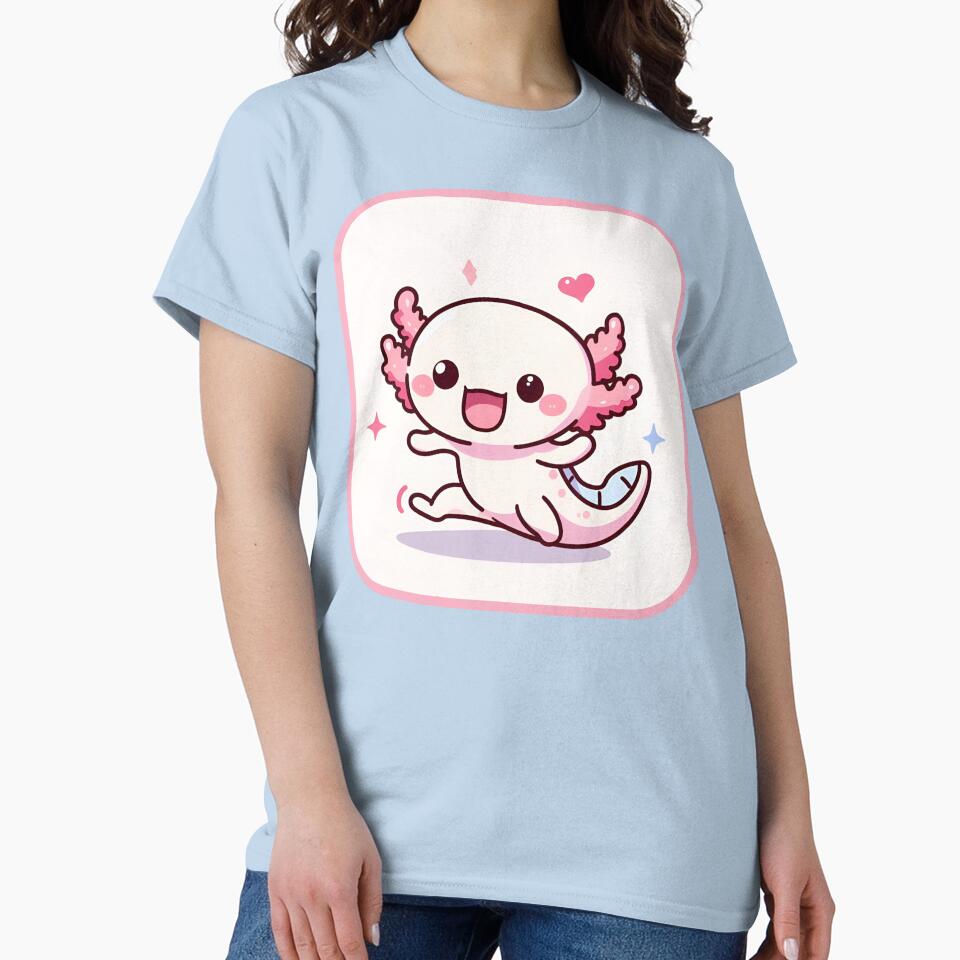 Axolotl Art #20 | Axolotl Lovers by ksgraphics222 T-Shirts, Hoodie, Sweatshirt | BlankRebels.com (Image 2)