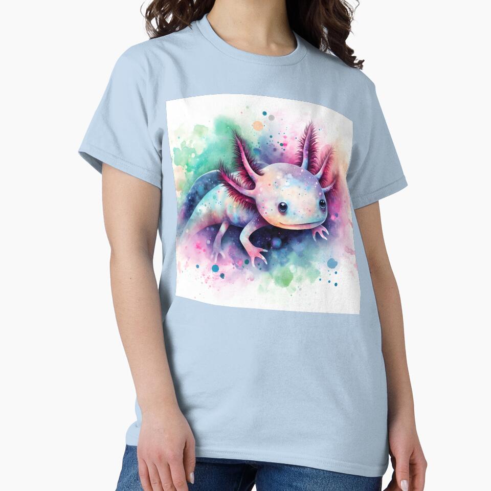 Axolotl Art #10 | Axolotl Lovers by ksgraphics222 T-Shirts, Hoodie, Sweatshirt | BlankRebels.com (Image 2)