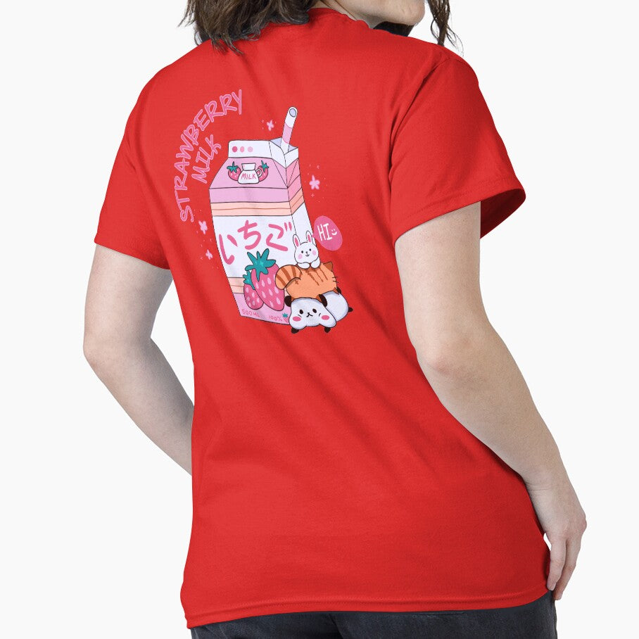 Kawaii Strawberry Milk Cute Yumi Kawaii Fairy Kei T-Shirts, Hoodie, Sweatshirt