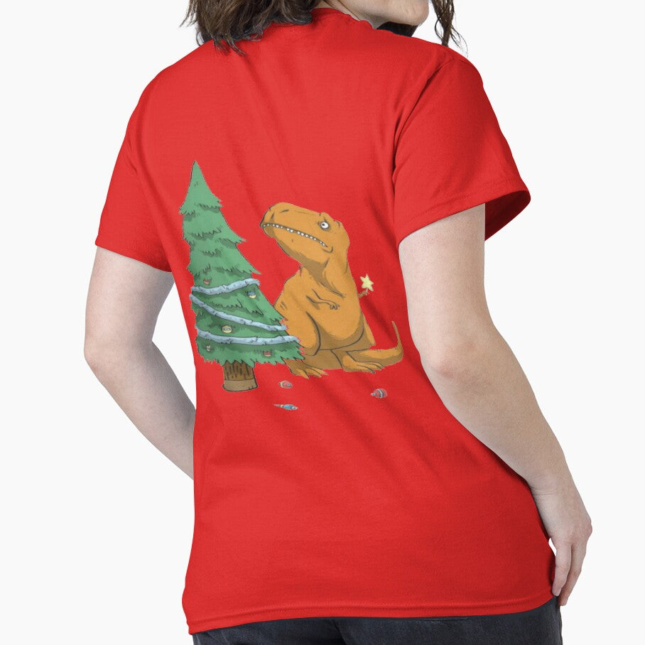 Christmas dinosaur by THEMORPHO T-Shirts, Hoodie, Sweatshirt | BlankRebels.com (Image 2)