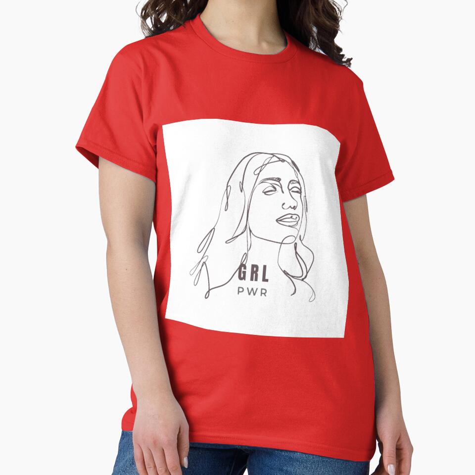 abstract portrait grl pwr by itsimplea T-Shirts, Hoodie, Sweatshirt | BlankRebels.com (Image 2)