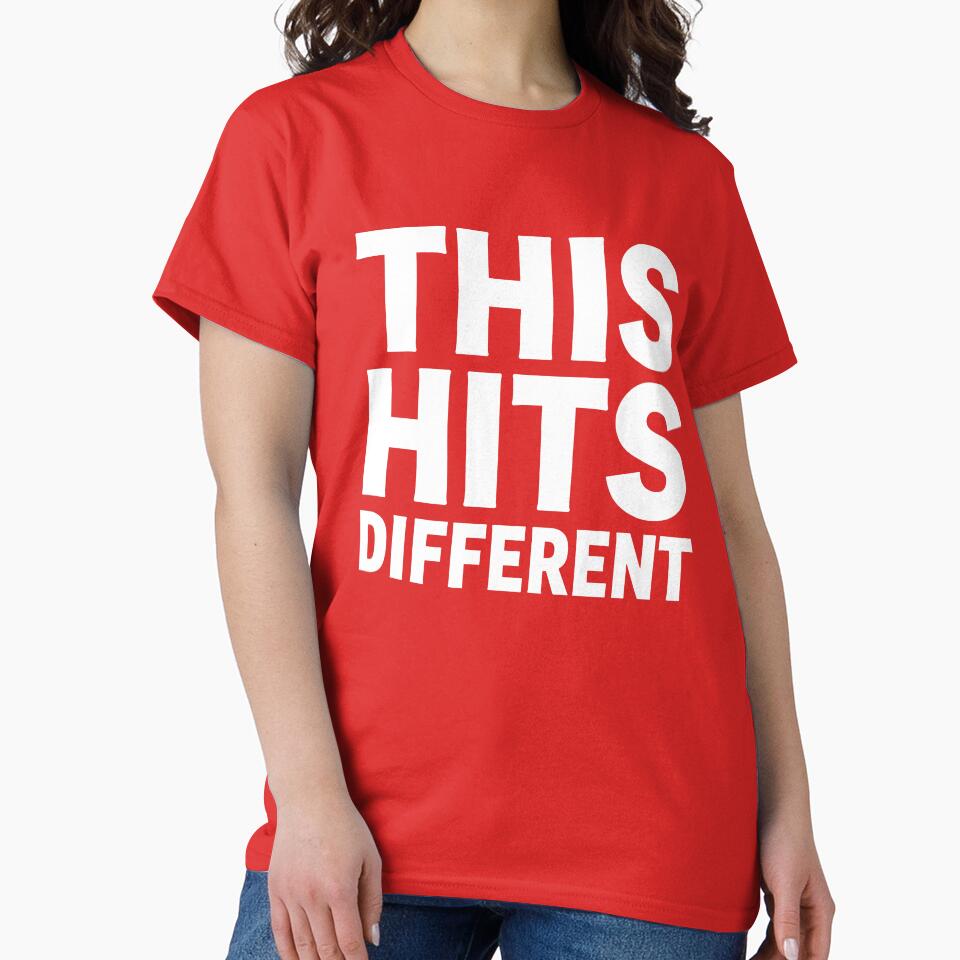 This Hits Different Slogan by AnimalAirtistry T-Shirts, Hoodie, Sweatshirt | BlankRebels.com (Image 2)