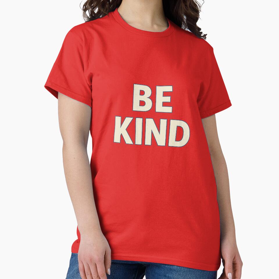 Be Kind – Minimal Positive Message Typography by VibeLab_Art T-Shirts, Hoodie, Sweatshirt | BlankRebels.com (Image 2)