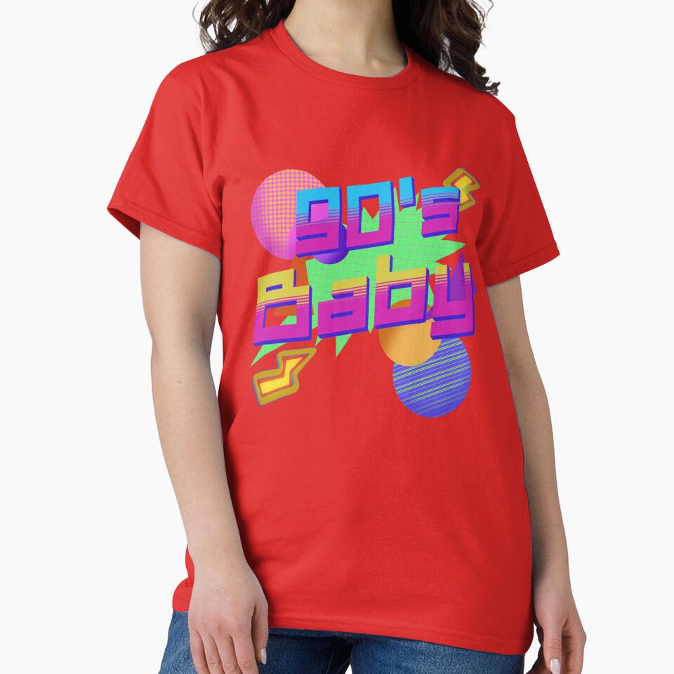 90s Baby Design by KiyaSketches T-Shirts, Hoodie, Sweatshirt | BlankRebels.com (Image 2)