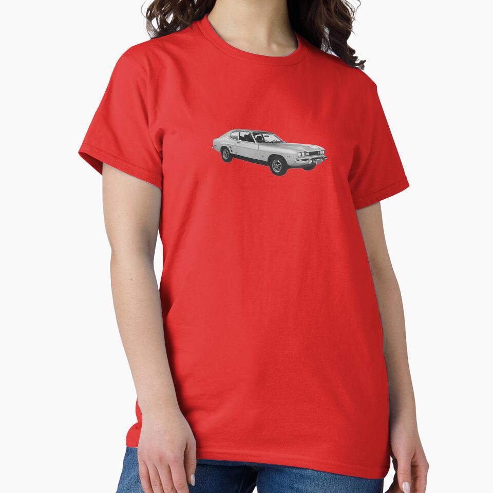 Classic Ford Capri Sports Coupe by ClassicMotors T-Shirts, Hoodie, Sweatshirt | BlankRebels.com (Image 2)