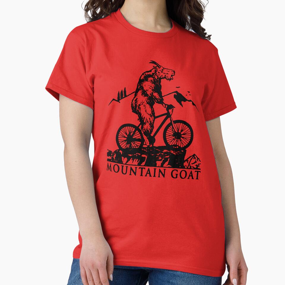 Cool Mountain Goat Tee Riding Biking by domdesigns468 Hoodie, Sweatshirt | BlankRebels.com (Image 2)