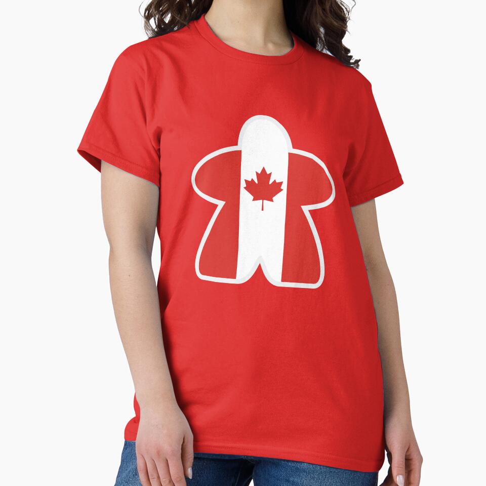 Canada Meeple by brainthought T-Shirts, Hoodie, Sweatshirt | BlankRebels.com (Image 2)