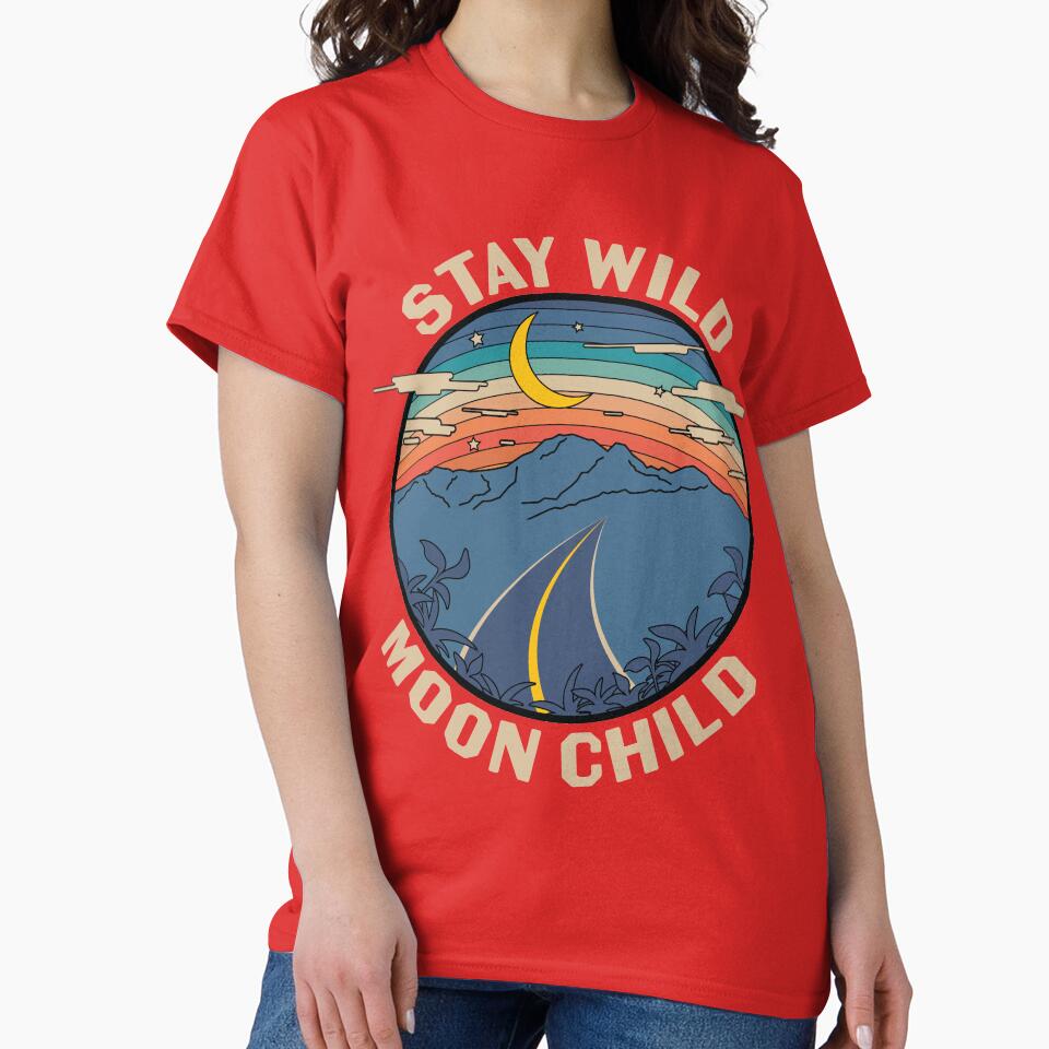 Stay Wild Moon Child by AEGMEDIA T-Shirts, Hoodie, Sweatshirt | BlankRebels.com (Image 2)