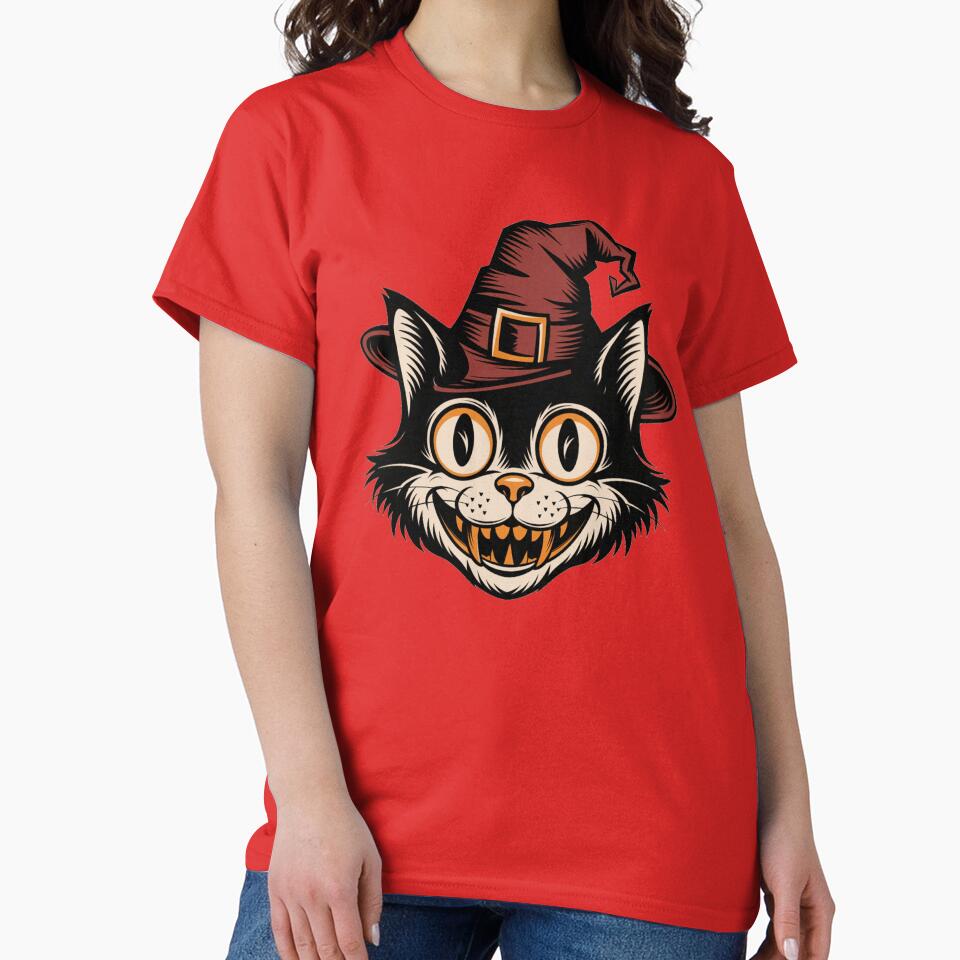 halloween vintage cat by JMMR T-Shirts, Hoodie, Sweatshirt | BlankRebels.com (Image 2)