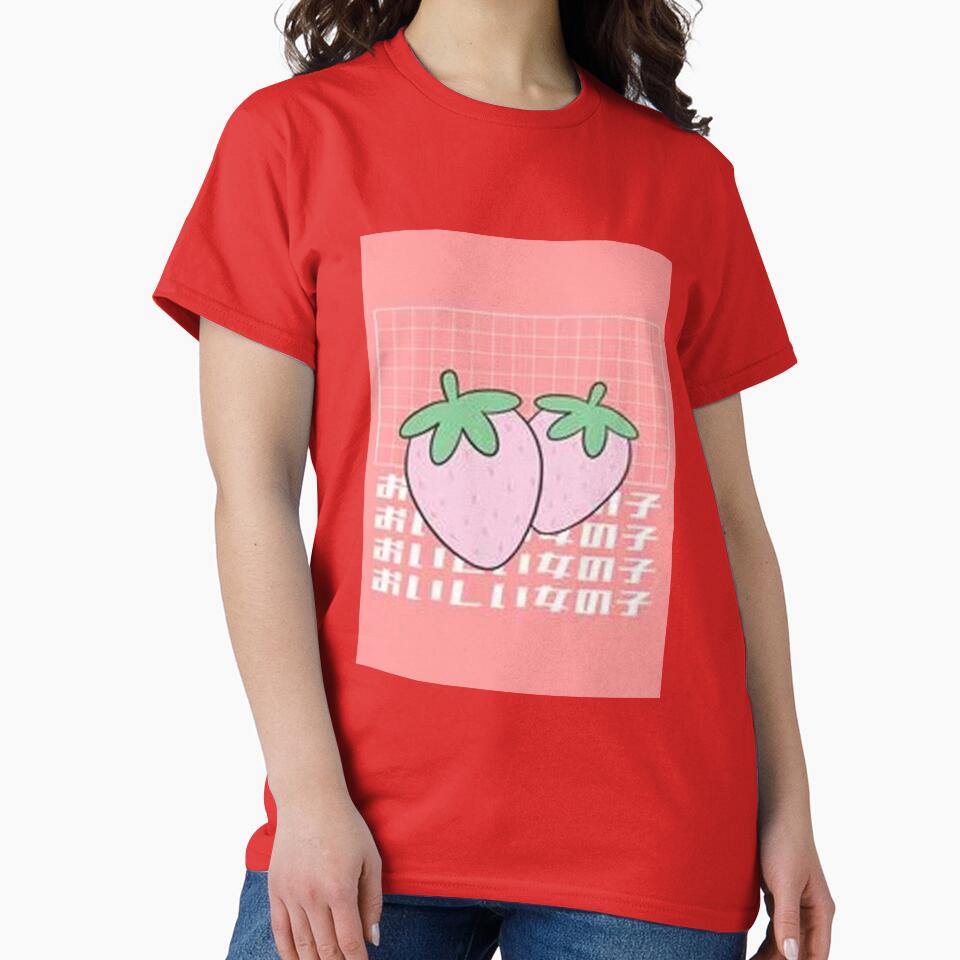 Vaporwave Strawberry Gift by Animoxz3 T-Shirts, Hoodie, Sweatshirt | BlankRebels.com (Image 2)